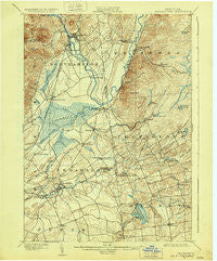 Broadalbin New York Historical topographic map, 1:62500 scale, 15 X 15 Minute, Year 1902