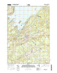 Broadalbin New York Current topographic map, 1:24000 scale, 7.5 X 7.5 Minute, Year 2016