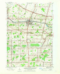 Brockport New York Historical topographic map, 1:24000 scale, 7.5 X 7.5 Minute, Year 1952