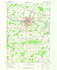 Brockport New York Historical topographic map, 1:24000 scale, 7.5 X 7.5 Minute, Year 1971