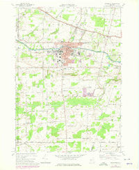 Brockport New York Historical topographic map, 1:24000 scale, 7.5 X 7.5 Minute, Year 1971