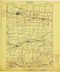 Brockport New York Historical topographic map, 1:62500 scale, 15 X 15 Minute, Year 1899