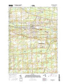 Brockport New York Current topographic map, 1:24000 scale, 7.5 X 7.5 Minute, Year 2016