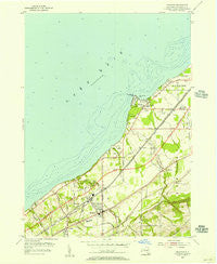 Brocton New York Historical topographic map, 1:24000 scale, 7.5 X 7.5 Minute, Year 1954