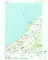 Brocton New York Historical topographic map, 1:24000 scale, 7.5 X 7.5 Minute, Year 1954
