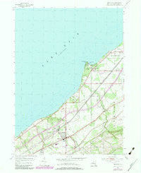 Brocton New York Historical topographic map, 1:24000 scale, 7.5 X 7.5 Minute, Year 1954