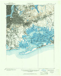 Brooklyn New York Historical topographic map, 1:62500 scale, 15 X 15 Minute, Year 1897