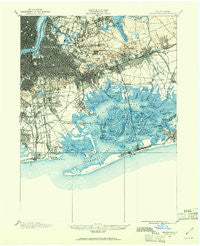 Brooklyn New York Historical topographic map, 1:62500 scale, 15 X 15 Minute, Year 1897