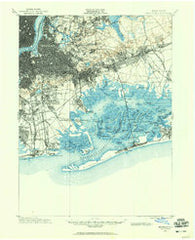 Brooklyn New York Historical topographic map, 1:62500 scale, 15 X 15 Minute, Year 1897