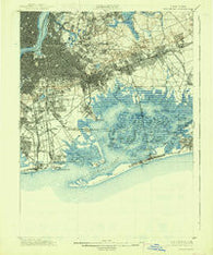 Brooklyn New York Historical topographic map, 1:62500 scale, 15 X 15 Minute, Year 1900