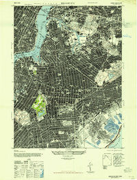 Brooklyn New York Historical topographic map, 1:24000 scale, 7.5 X 7.5 Minute, Year 1947