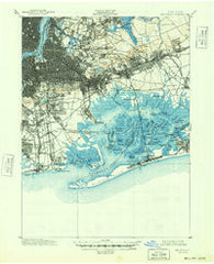 Brooklyn New York Historical topographic map, 1:62500 scale, 15 X 15 Minute, Year 1900