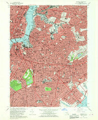 Brooklyn New York Historical topographic map, 1:24000 scale, 7.5 X 7.5 Minute, Year 1967