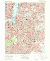 Brooklyn New York Historical topographic map, 1:24000 scale, 7.5 X 7.5 Minute, Year 1967