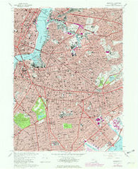 Brooklyn New York Historical topographic map, 1:24000 scale, 7.5 X 7.5 Minute, Year 1967