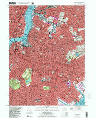 Brooklyn New York Historical topographic map, 1:24000 scale, 7.5 X 7.5 Minute, Year 1995