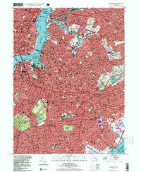 Brooklyn New York Historical topographic map, 1:24000 scale, 7.5 X 7.5 Minute, Year 1995
