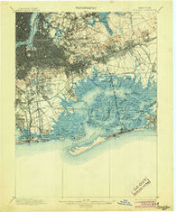 Brooklyn New York Historical topographic map, 1:62500 scale, 15 X 15 Minute, Year 1900