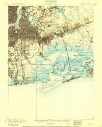 Brooklyn New York Historical topographic map, 1:62500 scale, 15 X 15 Minute, Year 1900
