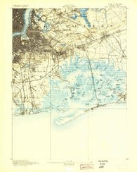 Brooklyn New York Historical topographic map, 1:62500 scale, 15 X 15 Minute, Year 1889