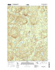 Brother Ponds New York Current topographic map, 1:24000 scale, 7.5 X 7.5 Minute, Year 2016