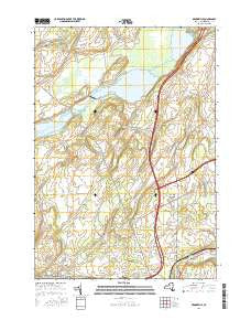 Brownville New York Current topographic map, 1:24000 scale, 7.5 X 7.5 Minute, Year 2016