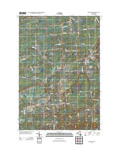 Brushton New York Historical topographic map, 1:24000 scale, 7.5 X 7.5 Minute, Year 2013