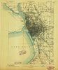 Buffalo New York Historical topographic map, 1:62500 scale, 15 X 15 Minute, Year 1901