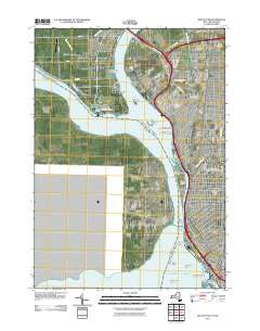 Buffalo NW New York Historical topographic map, 1:24000 scale, 7.5 X 7.5 Minute, Year 2011