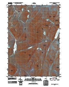 Bullhead Mountain New York Historical topographic map, 1:24000 scale, 7.5 X 7.5 Minute, Year 2010