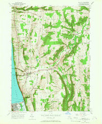 Burdett New York Historical topographic map, 1:24000 scale, 7.5 X 7.5 Minute, Year 1950