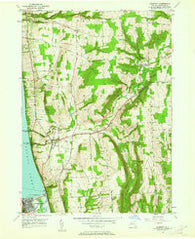 Burdett New York Historical topographic map, 1:24000 scale, 7.5 X 7.5 Minute, Year 1950