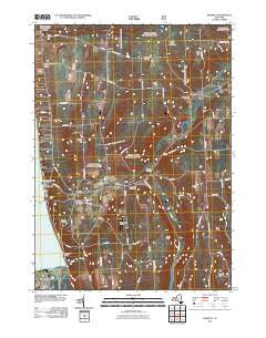 Burdett New York Historical topographic map, 1:24000 scale, 7.5 X 7.5 Minute, Year 2011