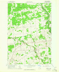 Burke New York Historical topographic map, 1:24000 scale, 7.5 X 7.5 Minute, Year 1964
