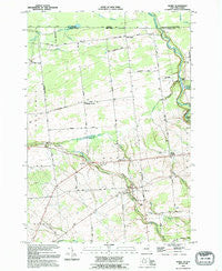 Burke New York Historical topographic map, 1:24000 scale, 7.5 X 7.5 Minute, Year 1993