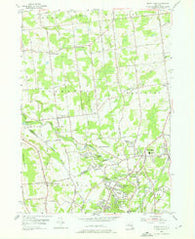 Burnt Hills New York Historical topographic map, 1:24000 scale, 7.5 X 7.5 Minute, Year 1954