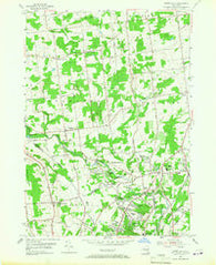 Burnt Hills New York Historical topographic map, 1:24000 scale, 7.5 X 7.5 Minute, Year 1954