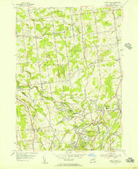 Burnt Hills New York Historical topographic map, 1:24000 scale, 7.5 X 7.5 Minute, Year 1954