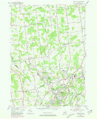 Burnt Hills New York Historical topographic map, 1:24000 scale, 7.5 X 7.5 Minute, Year 1954