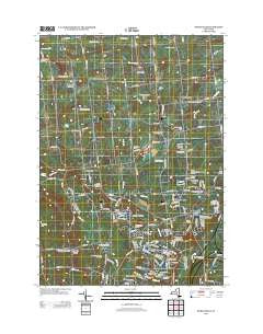Burnt Hills New York Historical topographic map, 1:24000 scale, 7.5 X 7.5 Minute, Year 2013