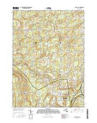 Burnt Hills New York Current topographic map, 1:24000 scale, 7.5 X 7.5 Minute, Year 2016