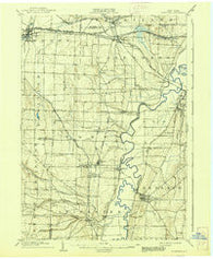 Caledonia New York Historical topographic map, 1:62500 scale, 15 X 15 Minute, Year 1904
