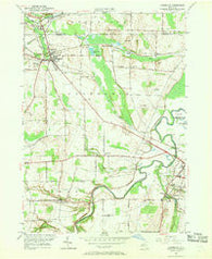 Caledonia New York Historical topographic map, 1:24000 scale, 7.5 X 7.5 Minute, Year 1950