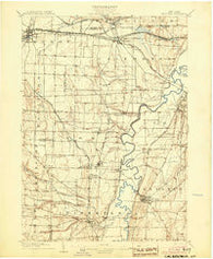 Caledonia New York Historical topographic map, 1:62500 scale, 15 X 15 Minute, Year 1904