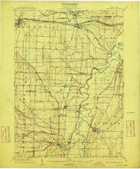 Caledonia New York Historical topographic map, 1:62500 scale, 15 X 15 Minute, Year 1904