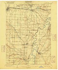 Caledonia New York Historical topographic map, 1:62500 scale, 15 X 15 Minute, Year 1904