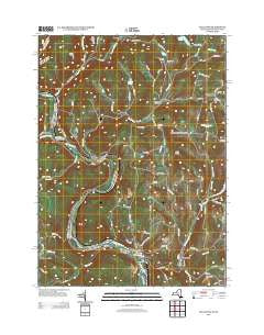 Callicoon New York Historical topographic map, 1:24000 scale, 7.5 X 7.5 Minute, Year 2013