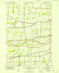 Cambria New York Historical topographic map, 1:24000 scale, 7.5 X 7.5 Minute, Year 1949