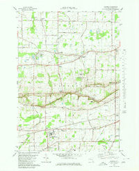 Cambria New York Historical topographic map, 1:25000 scale, 7.5 X 7.5 Minute, Year 1980