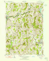 Cambridge New York Historical topographic map, 1:24000 scale, 7.5 X 7.5 Minute, Year 1944